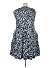Meri Skye Animal Print Blue Casual Dress Size 3X - photo 2