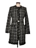DKNY Houndstooth Black Coat Size 10 - photo 1