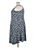 Meri Skye Animal Print Blue Casual Dress Size 3X - photo 5