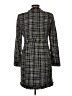 DKNY Houndstooth Black Coat Size 10 - photo 2