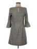 H&M Plaid Gray Casual Dress Size 4 - photo 1
