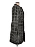 DKNY Houndstooth Black Coat Size 10 - photo 4