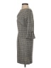 H&M Plaid Gray Casual Dress Size 4 - photo 5
