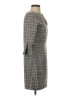 H&M Plaid Gray Casual Dress Size 4 - photo 4