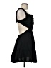 Shein 100% Polyester Solid Black Cocktail Dress Size 6 - photo 4