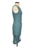 Leith Solid Teal Casual Dress Size XS - photo 4