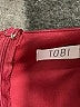 TOBI 100% Polyester Solid Burgundy Romper Size S - photo 4
