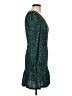 River Island Polka Dots Teal Cocktail Dress Size 10 Petite - photo 4