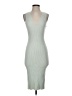 Express Solid Gray Cocktail Dress Size S - photo 1