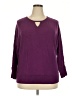 Joseph A. Purple Pullover Sweater Size XXL - photo 1
