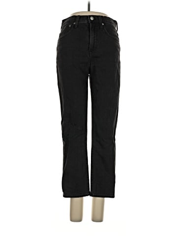 Madewell Petite Classic Straight Jeans in Lunar Wash (view 1)