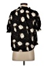 Rose + Olive 100% Polyester Black Short Sleeve Blouse Size S - photo 2