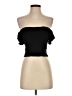 Dee Elly Black Short Sleeve Top Size S - photo 1