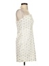 Aqua 100% Polyester Stars Ivory Cocktail Dress Size S - photo 4