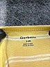 Gerber Stripes Yellow Short Sleeve Onesie Size 3-6 mo - photo 3