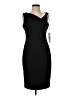 Calvin Klein Solid Black Cocktail Dress Size 4 - photo 1