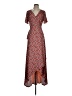 Mary Square Print Red Casual Dress Size S - photo 1