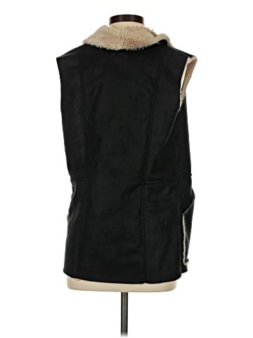 Trafaluc by Zara Faux Fur Vest (view 2)