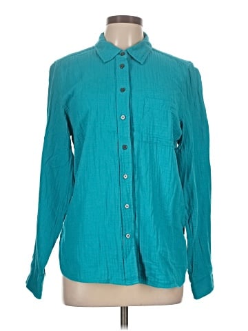J.Crew Factory Store Long Sleeve Button-Down Shirt (view 1)