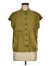 J by Joie 100% Polyester Solid Green Sleeveless Blouse Size M - photo 1