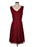 Assorted Brands Solid Burgundy Cocktail Dress Size 2 - photo 2