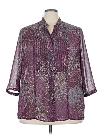 Cj Banks 3/4 Sleeve Blouse (view 1)