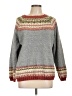 Unbranded 100% Polyester Chevron-herringbone Gray Pullover Sweater Size L - photo 1