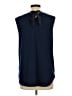 41Hawthorn 100% Polyester Blue Sleeveless Blouse Size L - photo 2