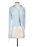 Princess Polly 100% Polyester Blue Long Sleeve Blouse Size 4 - photo 1