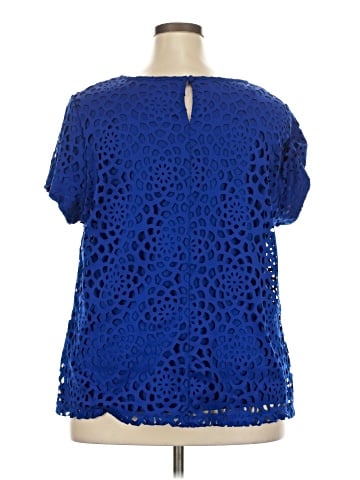 Roz & Ali Short Sleeve Blouse (view 1)