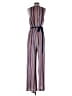 Alex Marie 100% Polyester Stripes Blue Jumpsuit Size 12 - photo 2