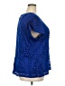 Roz & Ali Blue Short Sleeve Blouse Size 3X - photo 5