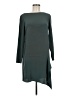 Tibi 100% Silk Solid Green Casual Dress Size 6 - photo 1