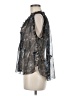 Zadig & Voltaire 100% Polyester Silver Sleeveless Blouse Size Med (2) - photo 5