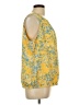 Liz Claiborne 100% Polyester Yellow Sleeveless Blouse Size L - photo 4