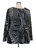 Maggie Barnes Silver Long Sleeve Blouse Size 20 (4) - photo 1