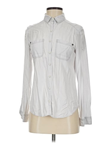Rubbish Long Sleeve Button-Down Shirt (view 1)