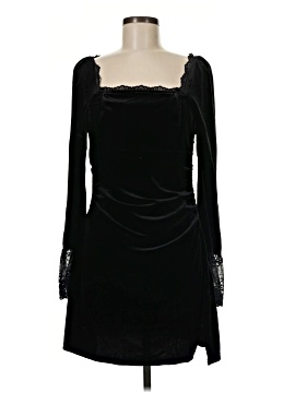 black long sleeve a line dress A-Line long sleeves Tulle Lace Black Long Prom Dress, Black Lace Long