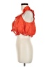 Saylor 100% Cotton Orange Sleeveless Blouse Size M - photo 5