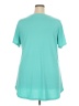 Lularoe Teal Short Sleeve Blouse Size 24-26 (3XL) - photo 1