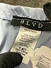 BLVD 100% Polyester Blue 3/4 Sleeve Blouse Size M - photo 7