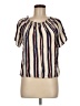 Assorted Brands 100% Rayon Ivory Short Sleeve Blouse Size M - photo 1