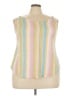 Torrid Stripes Yellow Sleeveless Blouse Size 3X Plus (3) - photo 1