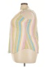 Torrid Stripes Yellow Sleeveless Blouse Size 3X Plus (3) - photo 5