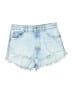 Zara Blue Denim Shorts Size 6 - photo 1
