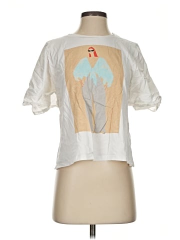 Zara 3/4 Sleeve T-Shirt (view 1)