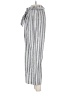 Drew Stripes Silver Linen Pants Size S - photo 5