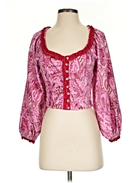 Free People 3/4 Sleeve Blouse
