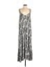 Torrid Stripes Silver Casual Dress Size 3X Plus (3) - photo 1