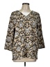 White Stag Gold 3/4 Sleeve Blouse Size L - photo 1
